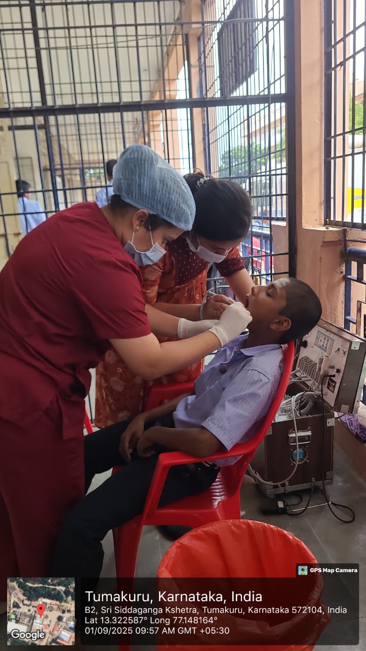 Dental screening and treatment camp